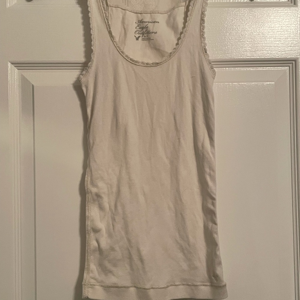 White tank top
